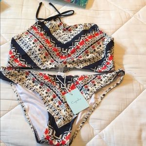 Cupshe 2 pice swim suit